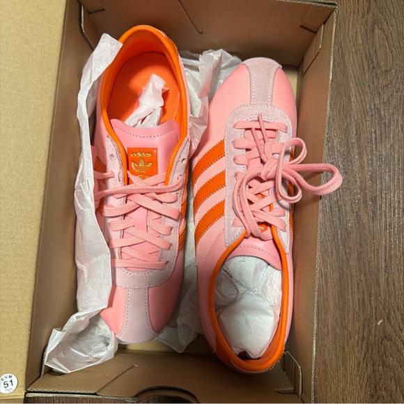 Adidas Originals Tokyo 'Semi Pink Spark Orange' Women's 7. JI3297 - Picture 3 of 5